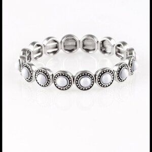 🆕 Globetrotter Goal Silver Bracelet NWT